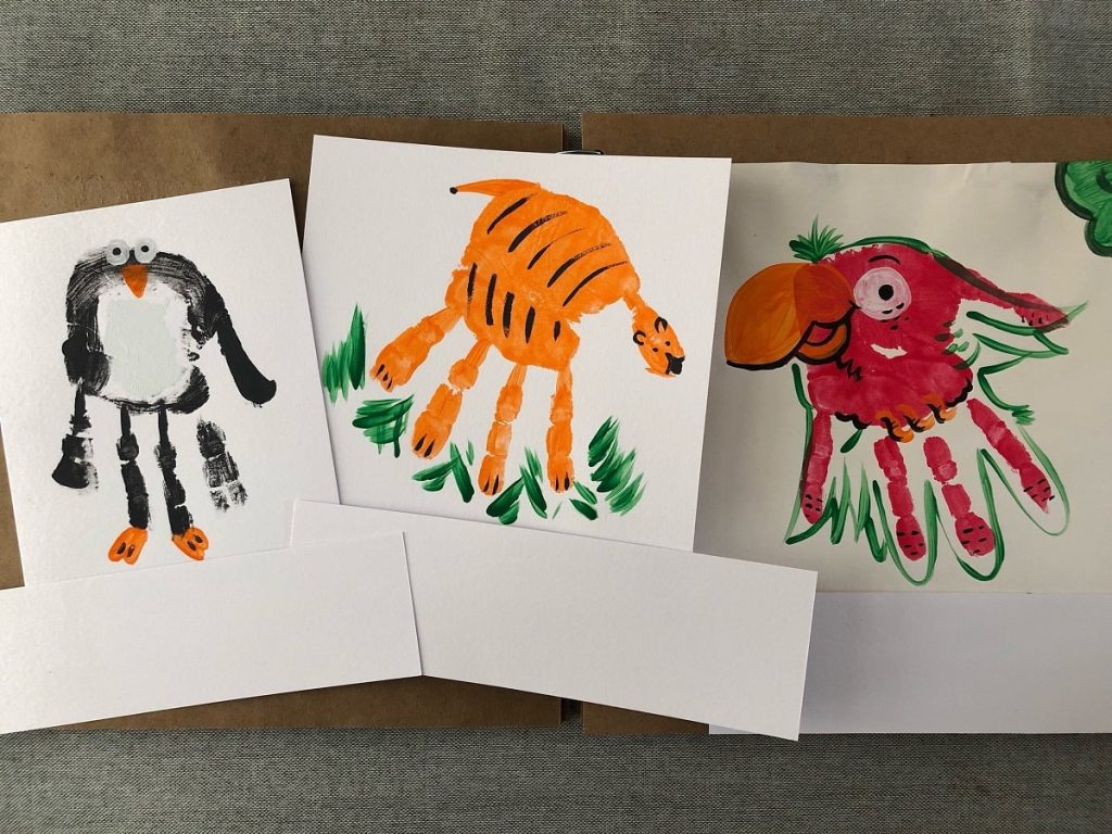 نقاشی با دست زیبا و آسان برای کودکان