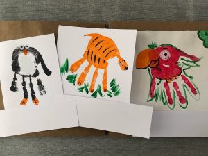 نقاشی با دست زیبا و آسان برای کودکان