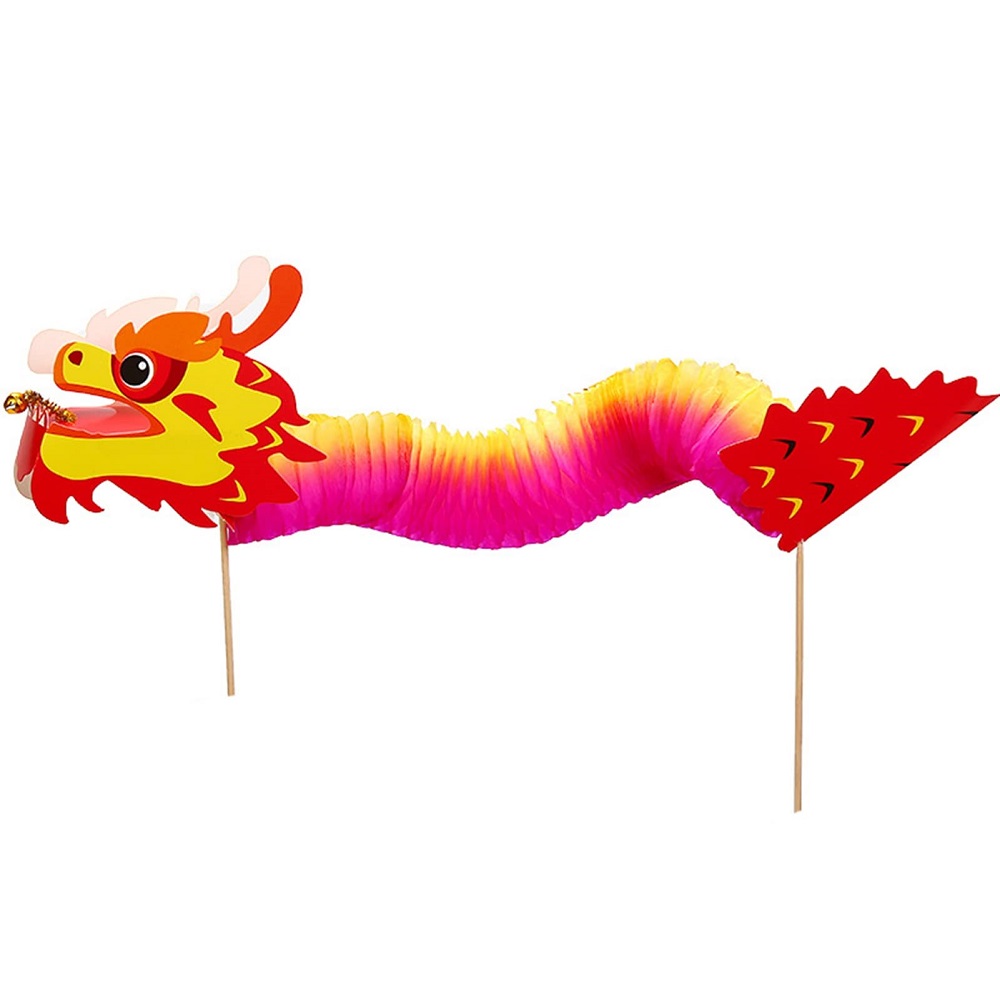 کاردستی اژدها عید نوروز برای کودکان با کاغذ رنگی