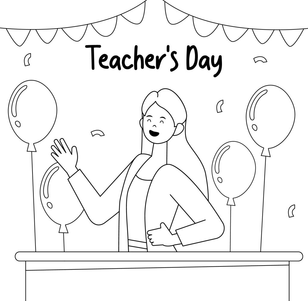 نقاشی روز معلم زیبا